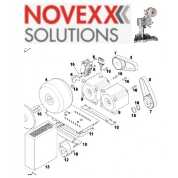 Шаговый  двигатель переменного тока 200 Вт Novexx Solutions ALS20x, A7301